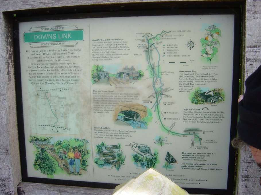 map of the downs link